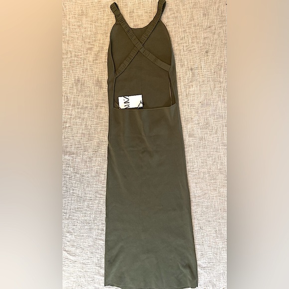 NWT Zara Knit Midi Dress - Picture 6 of 7